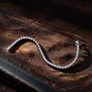 12.6CTW Moissanite Tennis Bracelet - Image 2