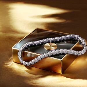 12.6CTW Moissanite Tennis Bracelet - Image 3