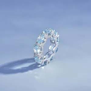 Ocean-Inspired Jewelry: Sea Blue Gemstone - Image 6